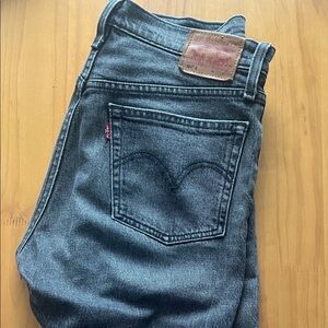 Levi's Women’s Jeans 501 S -black / grey wash: Skinny